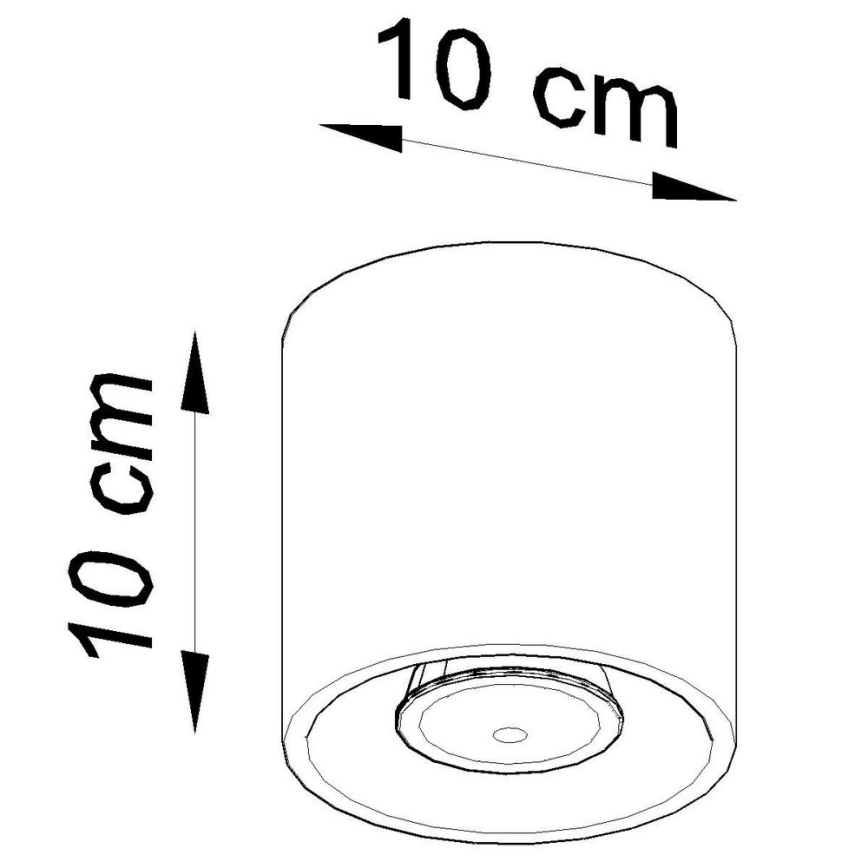 Spotlampe ORBIS 1 1xGU10/10W/230V