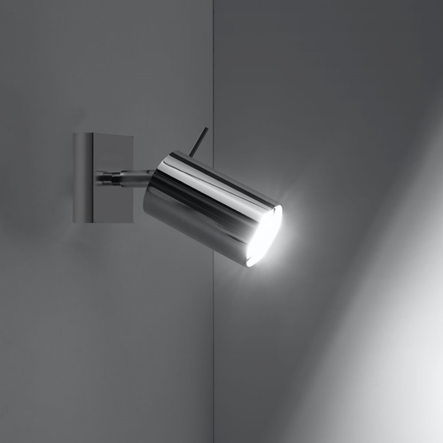 Vægspot RING 1xGU10/10W/230V