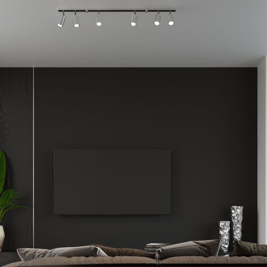 Spotlampe RING 6xGU10/10W/230V