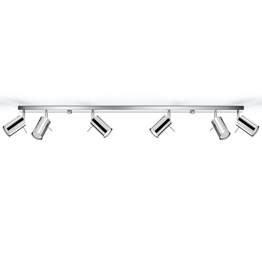 Spotlampe RING 6xGU10/10W/230V