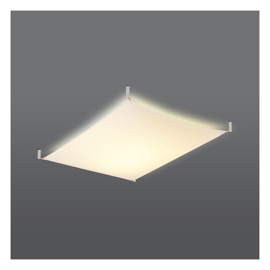 LED loftlampe LUNA 2xG13/8,5W/230V 80x105 cm hvid