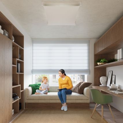 LED loftlampe LUNA 2xG13/8,5W/230V 8x10,5 cm hvid