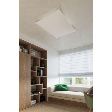 LED loftlampe LUNA 6xG13/8,5W/230V 140x140 cm hvid