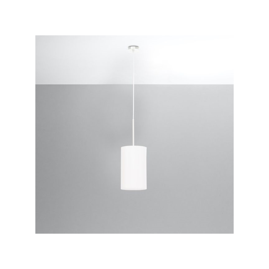 Pendel OTTO 1xE27/60W/230V diam. 15 cm hvid