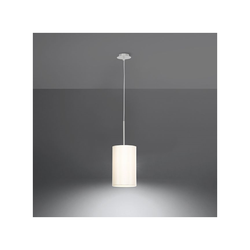 Pendel OTTO 1xE27/60W/230V diam. 15 cm hvid