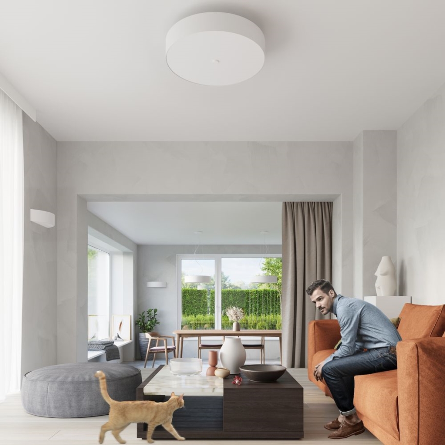 Loftlampe SKALA 3xE27/60W/230V diameter 30 cm hvid