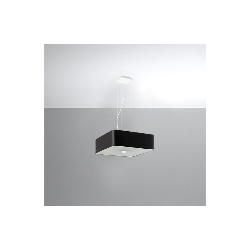 Pendel LOKKO 5xE27/60W/230V 45 cm sort