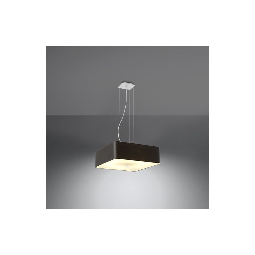 Pendel LOKKO 5xE27/60W/230V 45 cm sort