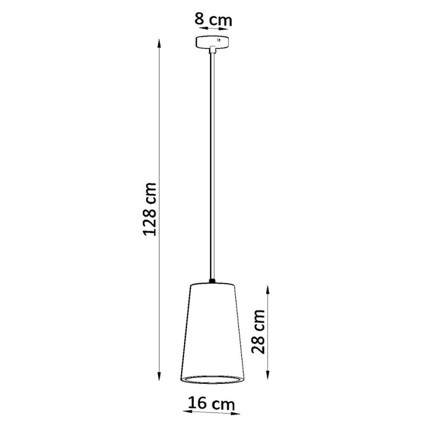 Pendel GULCAN 1xE27/15W/230V