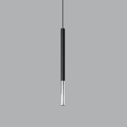 Pendel MOSAIC 1xG9/12W/230V sort/skinnende krom
