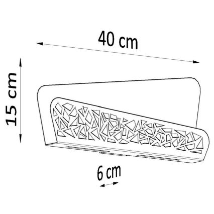 Væglampe ALIZA 2xG9/40W/230V