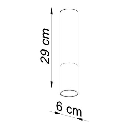 Spotlampe LOOPEZ 1xGU10/10W/230V sort/krom