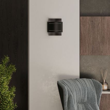 Væglampe HESTIA 1xG9/40W/230V sort