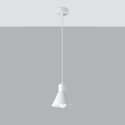 Pendel TALEJA 1xE27/60W/230V hvid