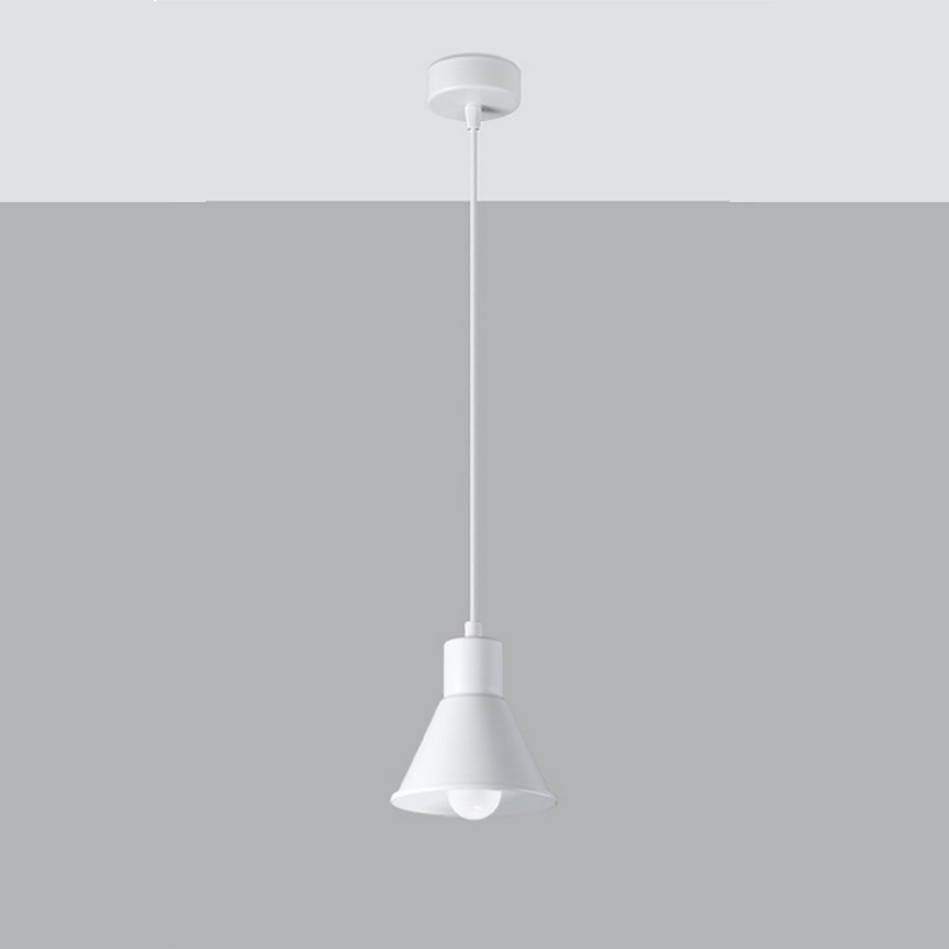 Pendel TALEJA 1xE27/60W/230V hvid