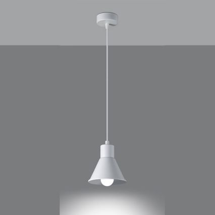 Pendel TALEJA 1xE27/60W/230V hvid