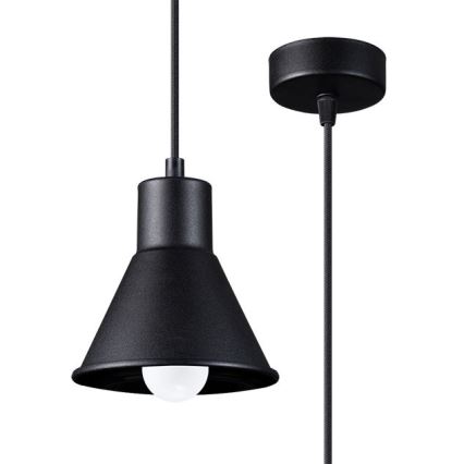 Pendel TALEJA 1xE27/60W/230V sort