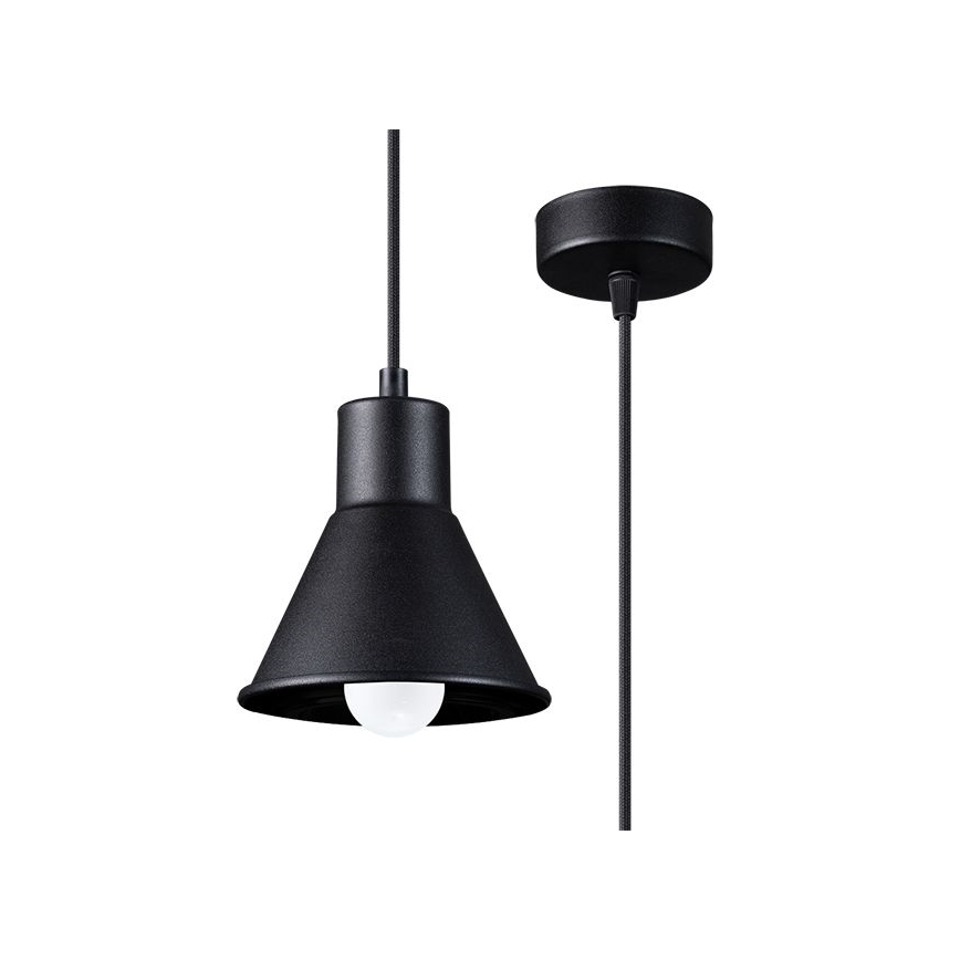 Pendel TALEJA 1xE27/60W/230V sort