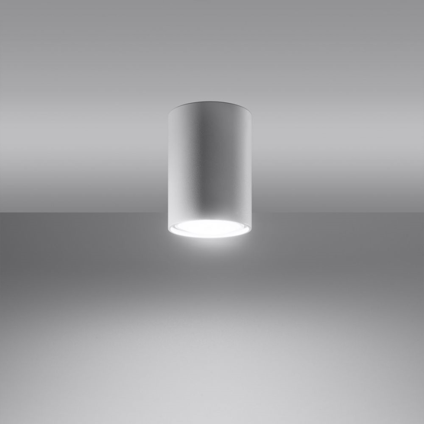 Spotlampe LAGOS 1xGU10/10W/230V 10 cm hvid