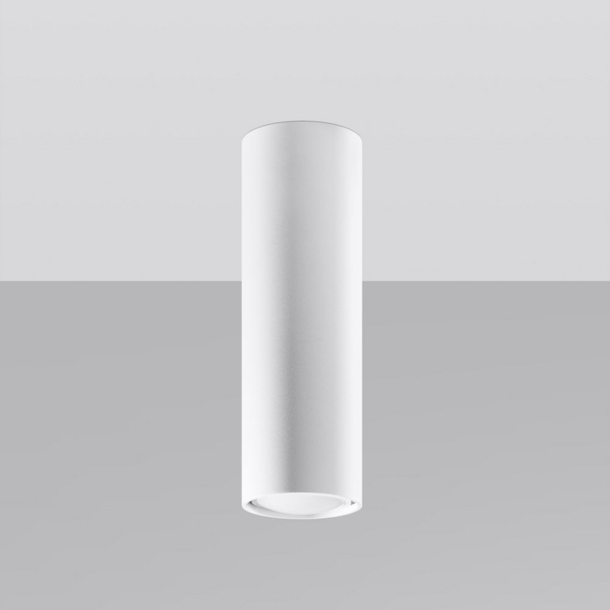 Spotlampe LAGOS 1xGU10/10W/230V 20 cm hvid