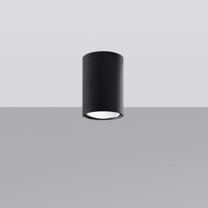 Spotlampe LAGOS 1xGU10/10W/230V 10 cm sort