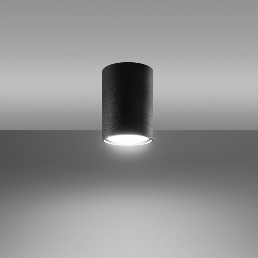 Spotlampe LAGOS 1xGU10/10W/230V 10 cm sort