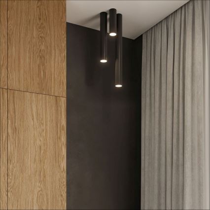 Spotlampe LAGOS 1xGU10/10W/230V 20 cm sort