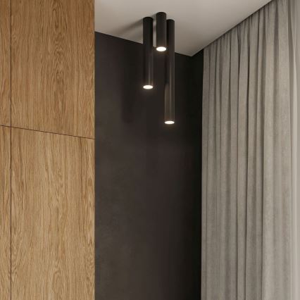 Spotlampe LAGOS 1xGU10/10W/230V 40 cm sort
