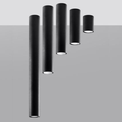 Spotlampe LAGOS 1xGU10/10W/230V 40 cm sort