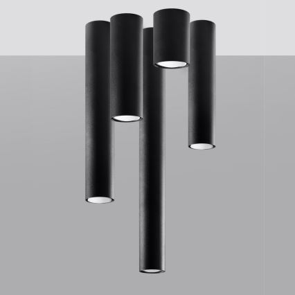 Spotlampe LAGOS 1xGU10/10W/230V 40 cm sort