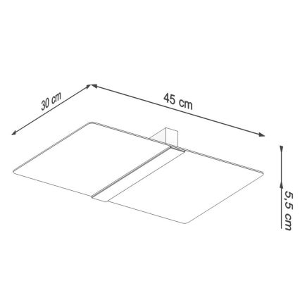 Loftlampe AZALIA 2xG9/40W/230V