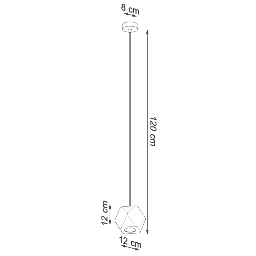Pendel WOODY 1xGU10/40W/230V eg