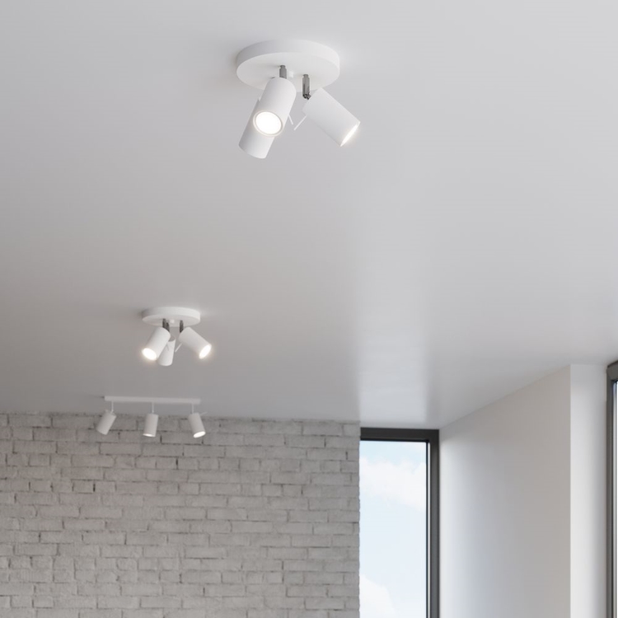 Spotlampe RING 3xGU10/10W/230V hvid