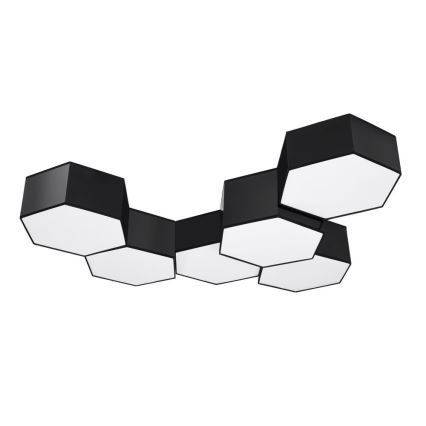 Loftlampe SUNDE 2xE27/60W/230V 11,5 cm sort
