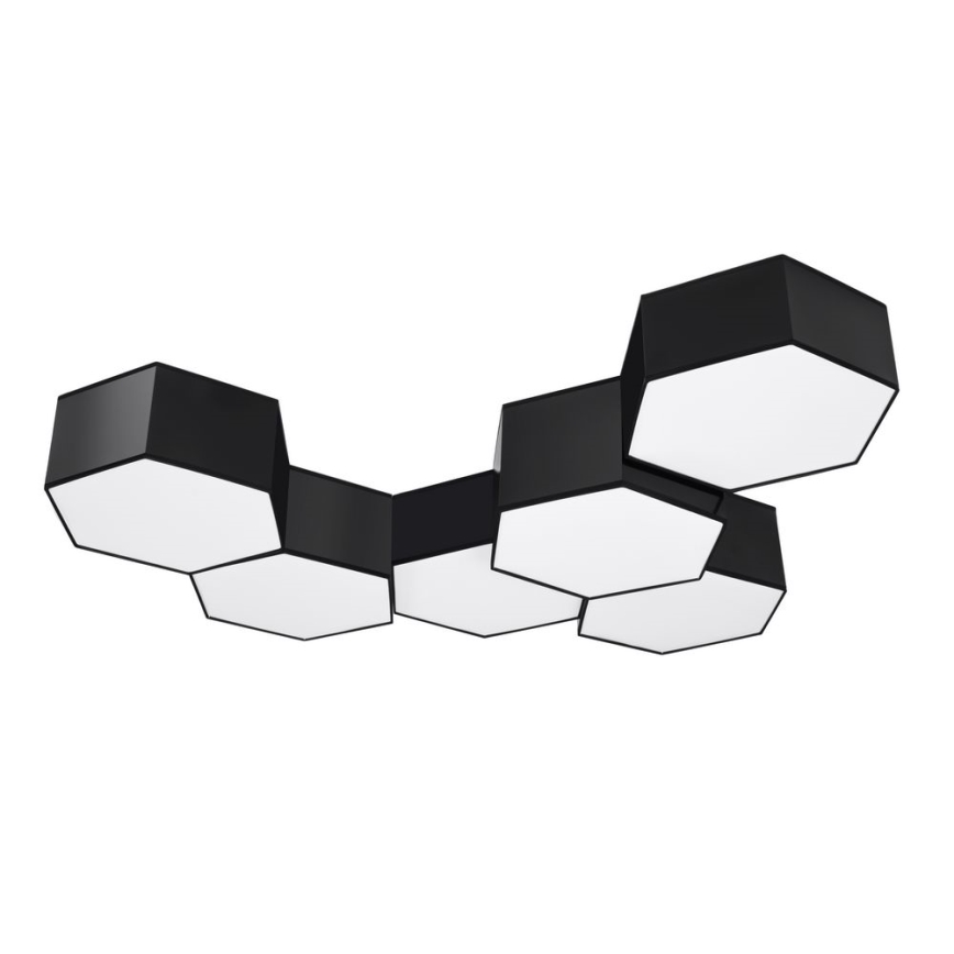 Loftlampe SUNDE 2xE27/60W/230V 11,5 cm sort
