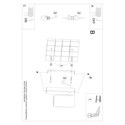 Væglampe UTTI 1xGU10/40W/230V sort