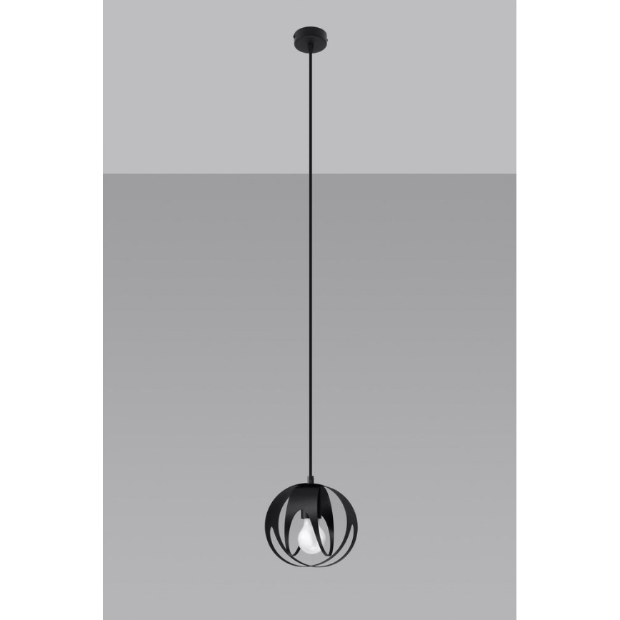 Pendel TULOS 1xE27/60W/230V sort