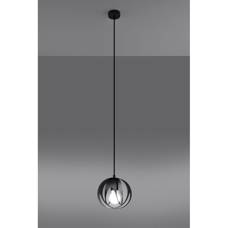 Pendel TULOS 1xE27/60W/230V sort