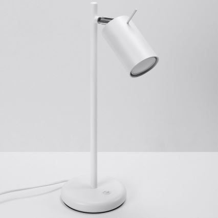 Bordlampe RING 1xGU10/10W/230V hvid