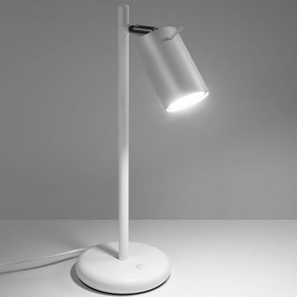 Bordlampe RING 1xGU10/10W/230V hvid