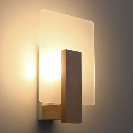 Væglampe LAPPO 1xE14/10W/230V beige