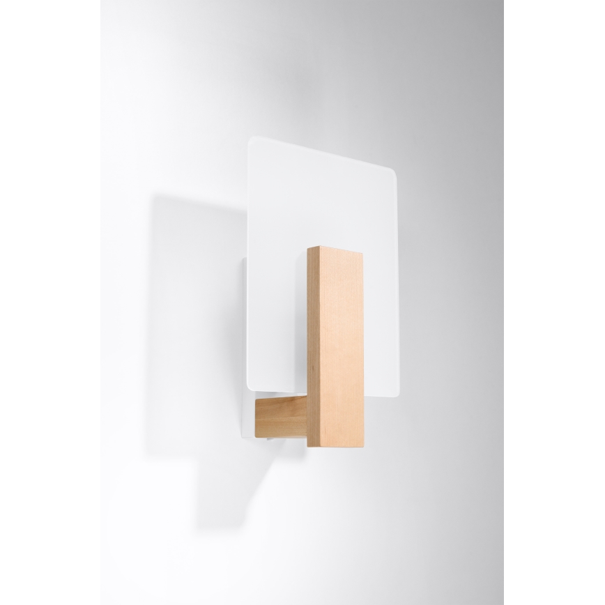 Væglampe LAPPO 1xE14/10W/230V beige