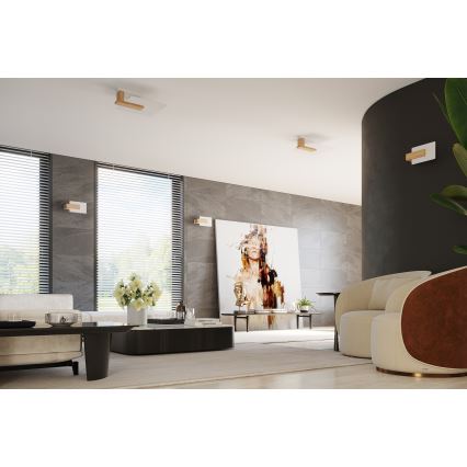 Loftlampe LAPPO 2xE27/15W/230V beige