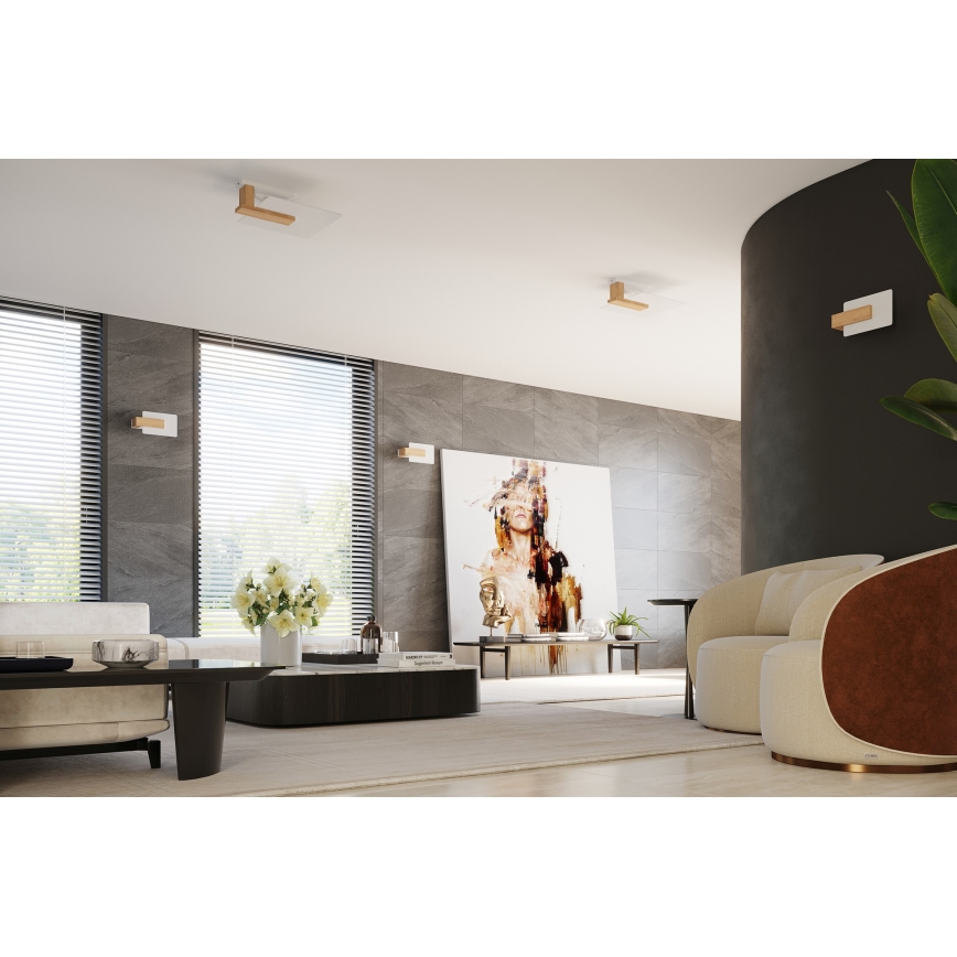 Loftlampe LAPPO 2xE27/15W/230V beige