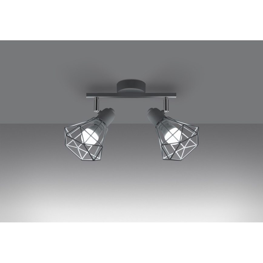Spotlampe ARTEMIS 2xE14/40W/230V hvid