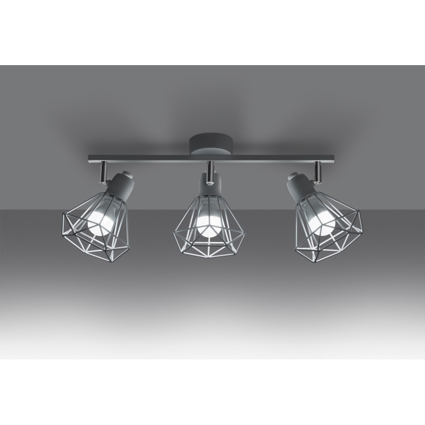 Spotlampe ARTEMIS 3xE14/40W/230V hvid