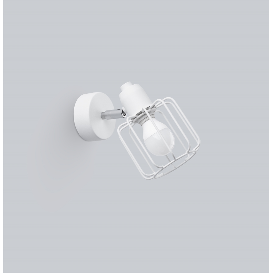 Vægspot BELUCI 1xE14/40W/230V hvid