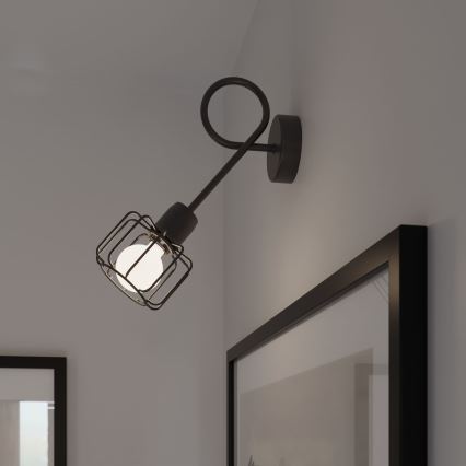 Væglampe BELUCI 1xE14/40W/230V sort