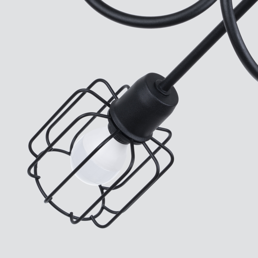 Pendellampe BELUCI 5xE14/40W/230V sort