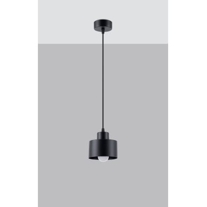 Pendel SAVAR 1xE27/60W/230V sort